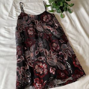 Macy’s Sequin Black Minidress